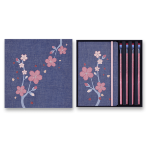 Súprava Moleskine Sakura - L, zápisníky, grafitové ceruzky - Reklamnepredmety
