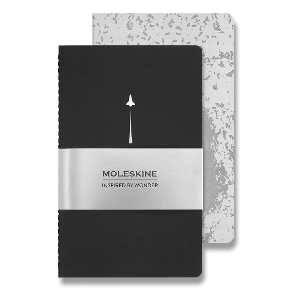 Zošity Moleskine NASA - L, čisté, 2 ks