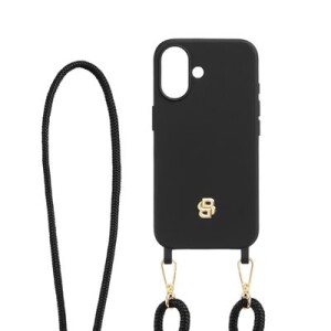 Case for iPhone 16 Double B Black & Gold - Reklamnepredmety