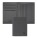Folding card holder Double B Saffiano Grey