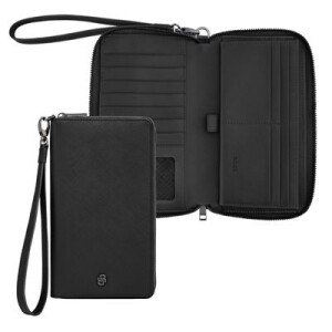 Travel wallet Double B Saffiano Black - Reklamnepredmety