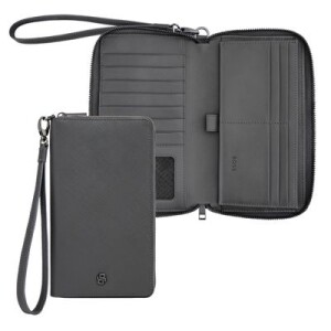 Travel wallet Double B Saffiano Grey - Reklamnepredmety