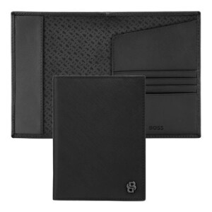 Passport holder Double B Saffiano Black - Reklamnepredmety