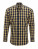 PW250 Mens Mulligan Check Cotton Long Sleeve Shirt - PW250_Camel-(ca.-Pantone-132)_Navy - variant Ls 1000226895