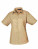 PW302 Ladies Poplin Short Sleeve Blouse - PW302_Khaki - variant Ls 1000144666