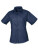 PW302 Ladies Poplin Short Sleeve Blouse - PW302_Navy - variant Ls 1000144743