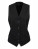 PW623 Ladies Lined Polyester Waistcoat - PW623_Black - variant Ls 1000145273