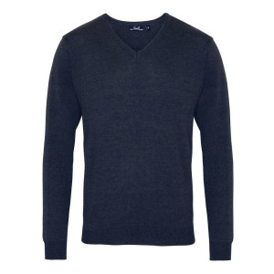 PW694 Mens V-Neck Knitted Sweater - Reklamnepredmety