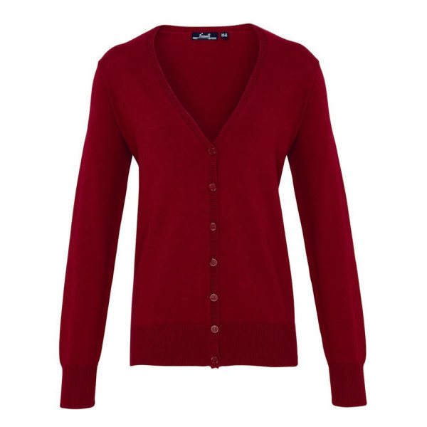 PW697 Ladies Button Through Knitted Cardigan