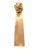 PWB30 Womens Business Scarf - Plain - PWB30_Gold-(ca.-Pantone-7499C) - variant Ls 1000145986