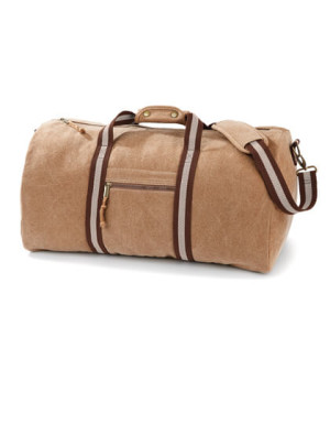 QD613 Vintage Canvas Holdall - Reklamnepredmety