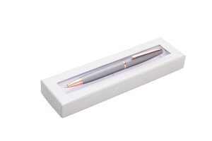 GINALI GREY PLUS metal ballpoint pen - Reklamnepredmety