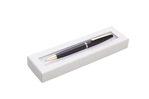GINALI NERO PLUS metal ballpoint pen - Reklamnepredmety