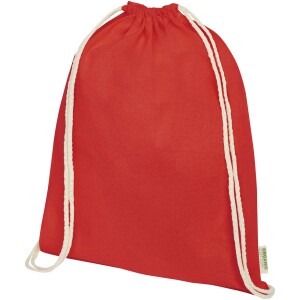 Odisha 140 g/m² OCS organic drawstring bag 5L - Reklamnepredmety
