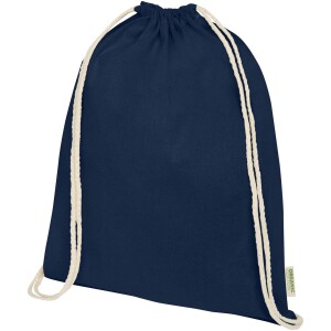 Odisha 140 g/m² OCS organic drawstring bag 5L - Reklamnepredmety