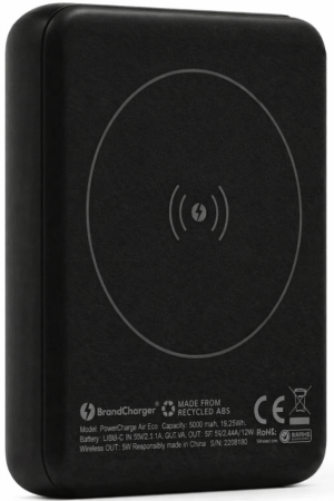 BrandCharger ultra-thin magnetic power bank - Reklamnepredmety