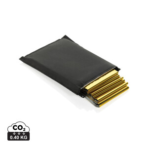 Solra emergency foil in a case made of recycled RPET (RCS) - Reklamnepredmety