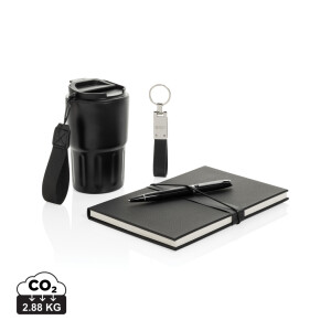 Swiss Peak RCS certified Luxury business set with thermos mug - Reklamnepredmety