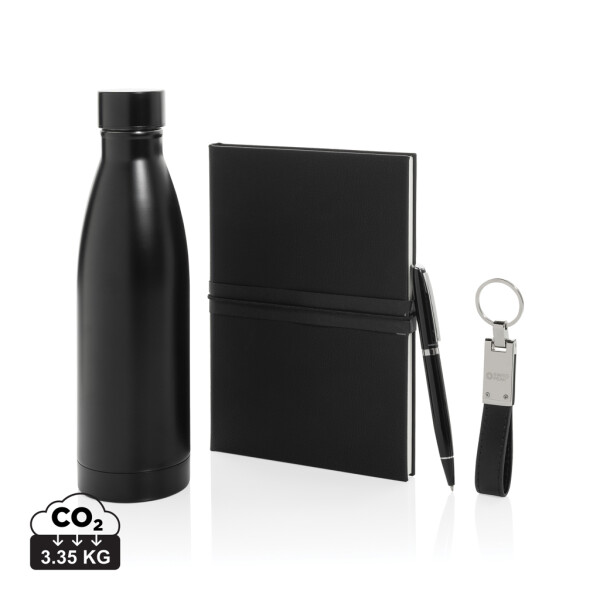 Swiss Peak RCS luxury. gift. business set with water bottle