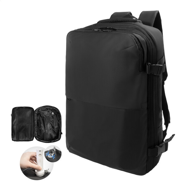 AeroBack vacuum compression backpack