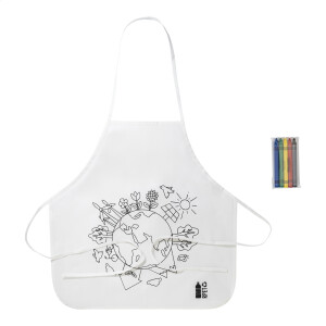 Ecolo RPET apron for coloring - Reklamnepredmety