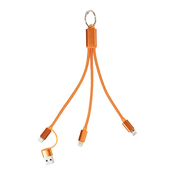 Rafob charging cable with keychain