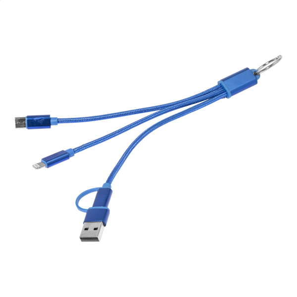 Rafob charging cable with keychain
