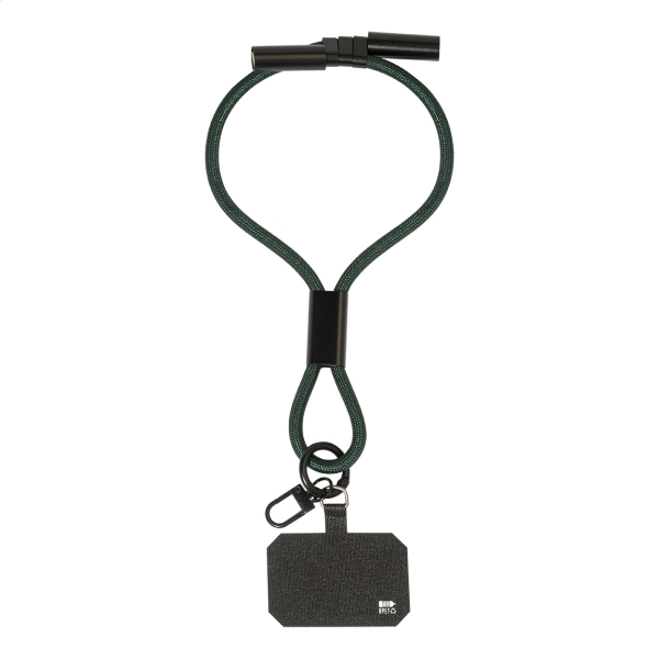 CuffCharge 60W RPET cable with mobile phone bracelet