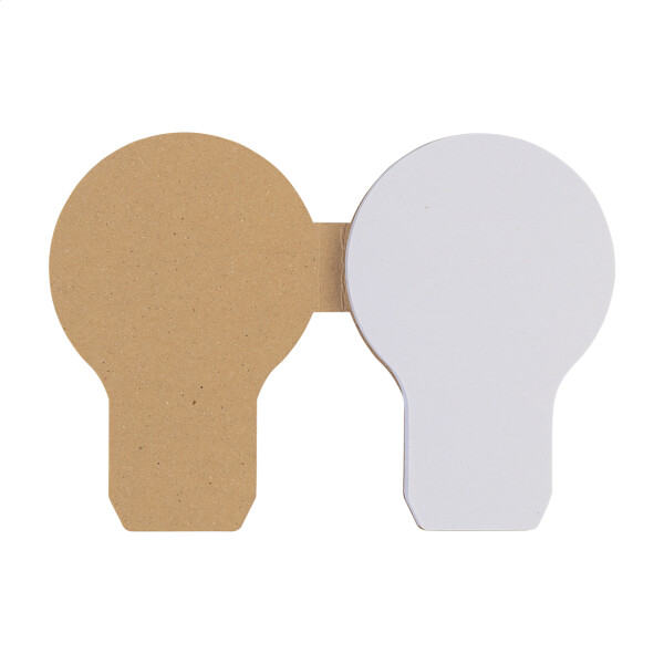 CreaStick Bulb Eco custom sticky note pad