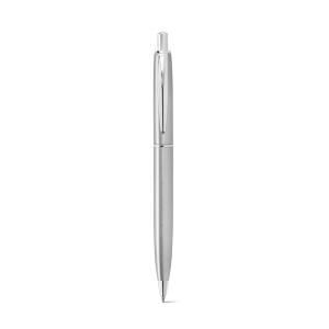 DOOLI. Stainless steel ballpoint pen (53% recycled), with shiny body - Reklamnepredmety