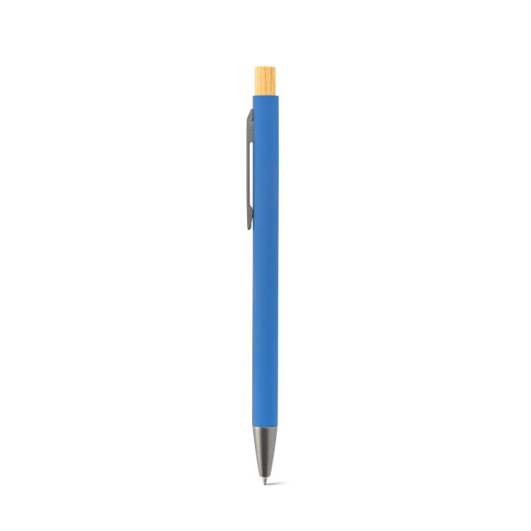 ZYLEN. Ballpoint pen in recycled aluminum (100% rAL), with rubber finish