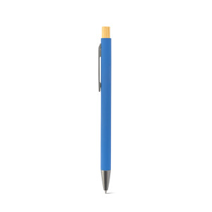 ZYLEN. Ballpoint pen in recycled aluminum (100% rAL), with rubber finish - Reklamnepredmety