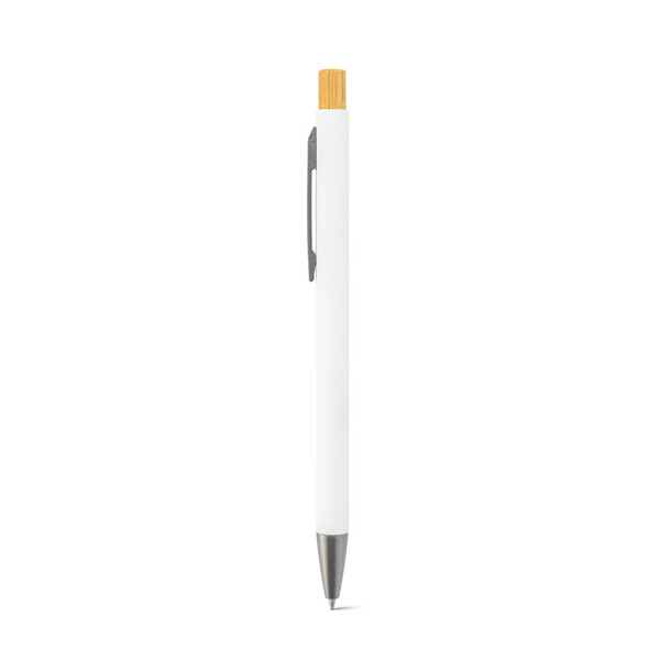 ZYLEN. Ballpoint pen in recycled aluminum (100% rAL), with rubber finish
