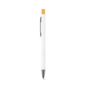 ZYLEN. Ballpoint pen in recycled aluminum (100% rAL), with rubber finish - Reklamnepredmety