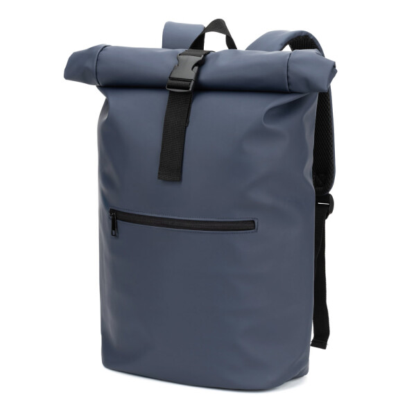 PORTLAND. The PU roll top backpack with a 16" laptop pocket
