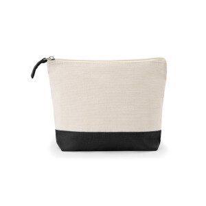 DAPHNE. 100% cotton cosmetic bag (340 g/m²) two-tone - Reklamnepredmety