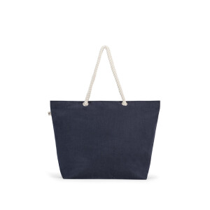 ATHENS. Beach bag in recycled cotton (70%) and recycled polyester (30%) (220 g/m²) - Reklamnepredmety