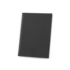 SCHILLER. A5 notepad with flexible cover, made from 100% recycled paper - Reklamnepredmety