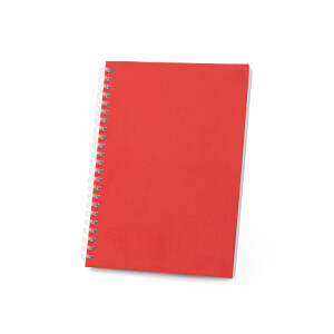 SCHILLER. A5 notepad with flexible cover, made from 100% recycled paper - Reklamnepredmety