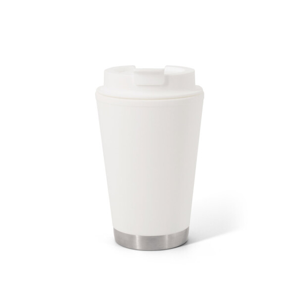 FIGLIOLI. Double-walled, leak-proof PP travel cup, 410 ml