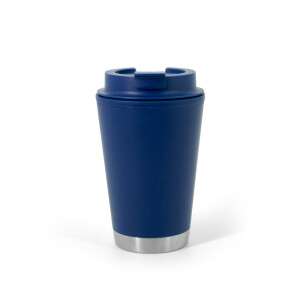 FIGLIOLI. Double-walled, leak-proof PP travel cup, 410 ml - Reklamnepredmety