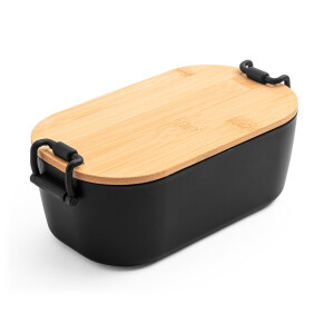 MAHLEB. Airtight PP box with bamboo lid - Reklamnepredmety