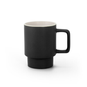 KUERTEN. Ceramic mug with matte finish, 330 mL - Reklamnepredmety