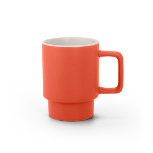 KUERTEN. Ceramic mug with matte finish, 330 mL - Reklamnepredmety