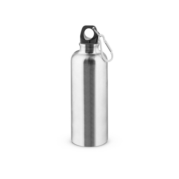 KELCE. Single-wall stainless steel bottle with carabiner clip 550 ml