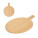 CHEESANO. Round shaped bamboo serving board