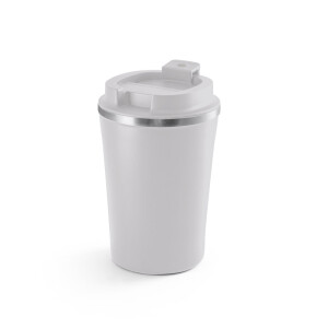 PHELPS CERAMIC. Stainless steel travel mug with ceramic interior finish 470 mL - Reklamnepredmety