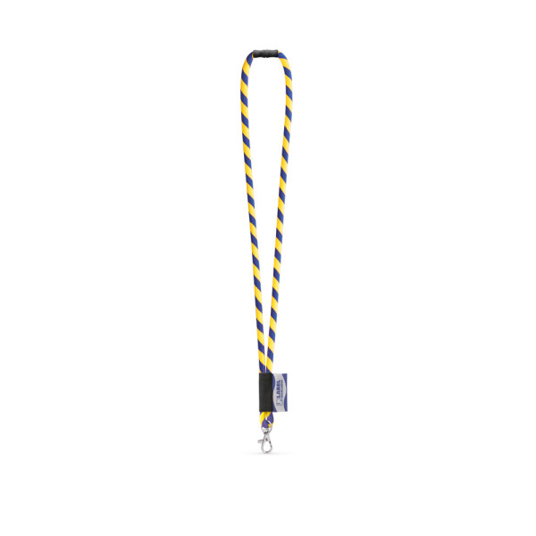 WISBECH. Customized polyamide lanyard,  ø7 x 470 mm