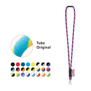 WISBECH. Customized polyamide lanyard,  ø7 x 470 mm - Reklamnepredmety