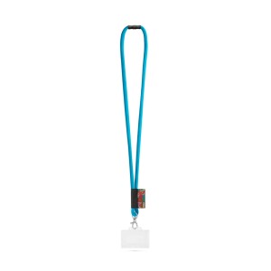 WATFORD. Customized polyamide lanyard with 86 x 54 mm rigid card holder - Reklamnepredmety
